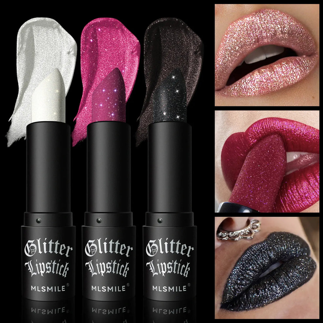 Glitter Lipstick – Metallic &amp; Hydrating