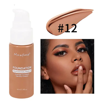 2 in 1 Foundation &amp; Concealer Full Coverage 12 Shades