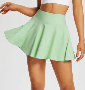 High-Waisted Anti-Exposure Yoga Shorts - Women&