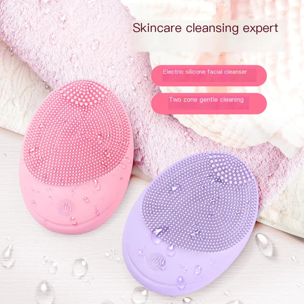 Electric Facial Cleansing Device - Deep Clean &amp; Glow
