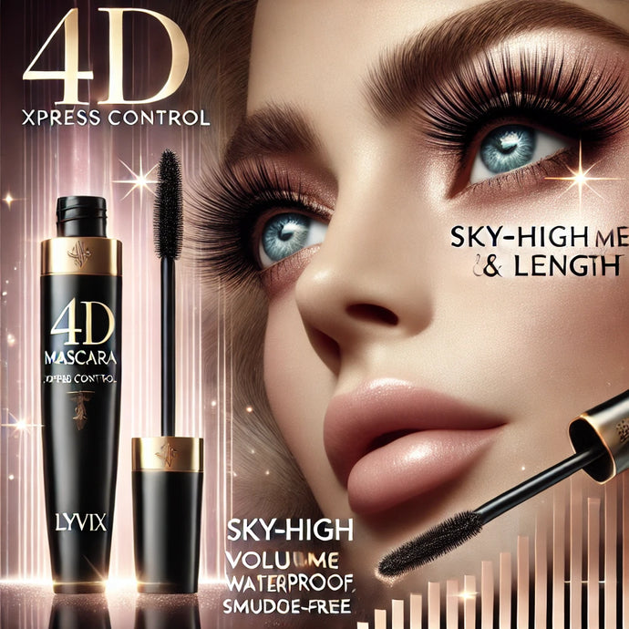 4D Silk Fiber Mascara Lengthening & Volumizing Smudge Proof
