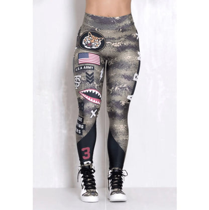 Military Chic Sculpting Leggings