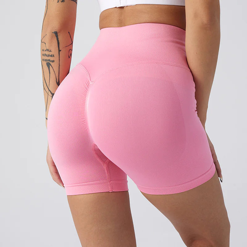 Women Yoga Shorts - High-Waisted Workout Activewear