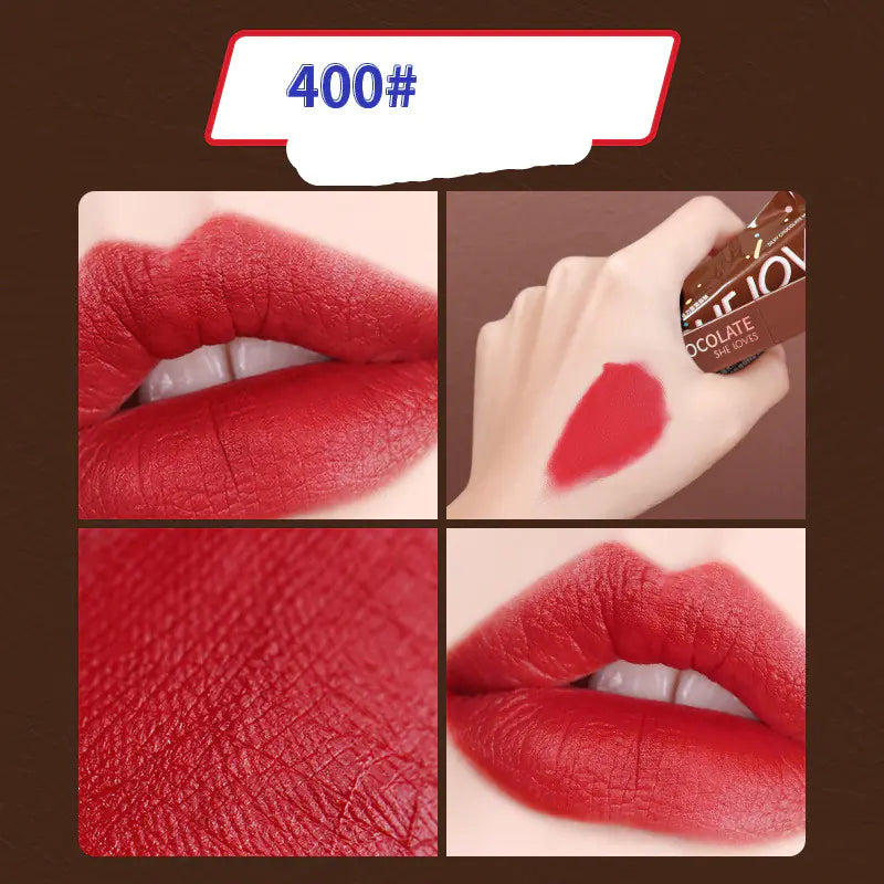 Matte Lip Glaze Velvety Lipstick - Long-Lasting