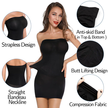 Sleek Tube Top Body Shaper - Slimming &amp; Sculpting