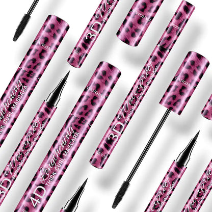 Red Leopard Eyeliner Mascara Set
