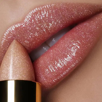 9 Colors Waterproof Glitter Lipstick - Long-Lasting
