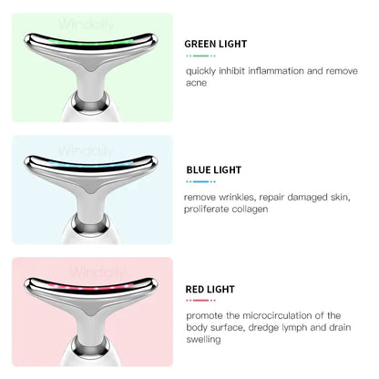 LED Neck Firming Device Anti-aging &amp; Wrinkle Reduction