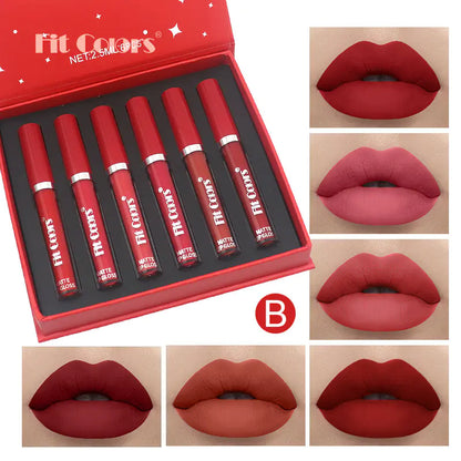 Matte Lip Perfection Set 6 Pcs - Complete Kit