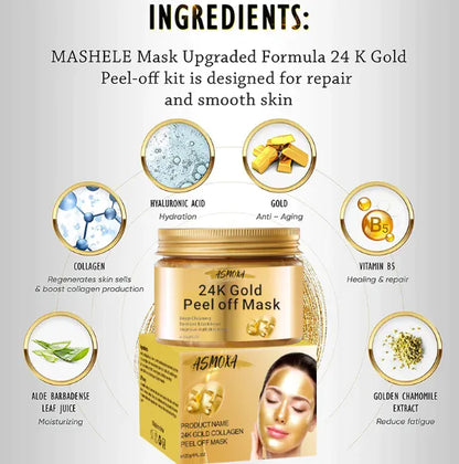 24K Gold Blackhead Mask - Deep Pore Cleansing