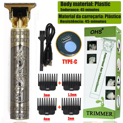 Dragon T9 Pro Wireless Hair Clippers - Professional