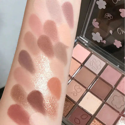 Sakura Bloom 20-Color Glitter Eyeshadow Set