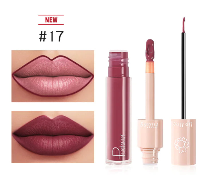 Dual Lipstick &amp; Gloss Set – Matte Finish Meets Shine