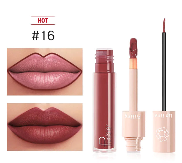 Dual Lipstick &amp; Gloss Set – Matte Finish Meets Shine