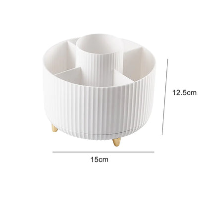 360° Makeup Brush Organizer Space Saving Storage