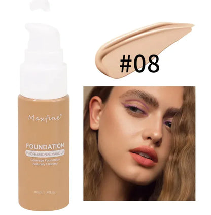 2 in 1 Foundation &amp; Concealer Full Coverage 12 Shades