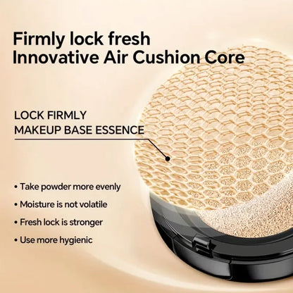 Waterproof Air Cushion BB Cream – 24h Hydration &amp; Coverage
