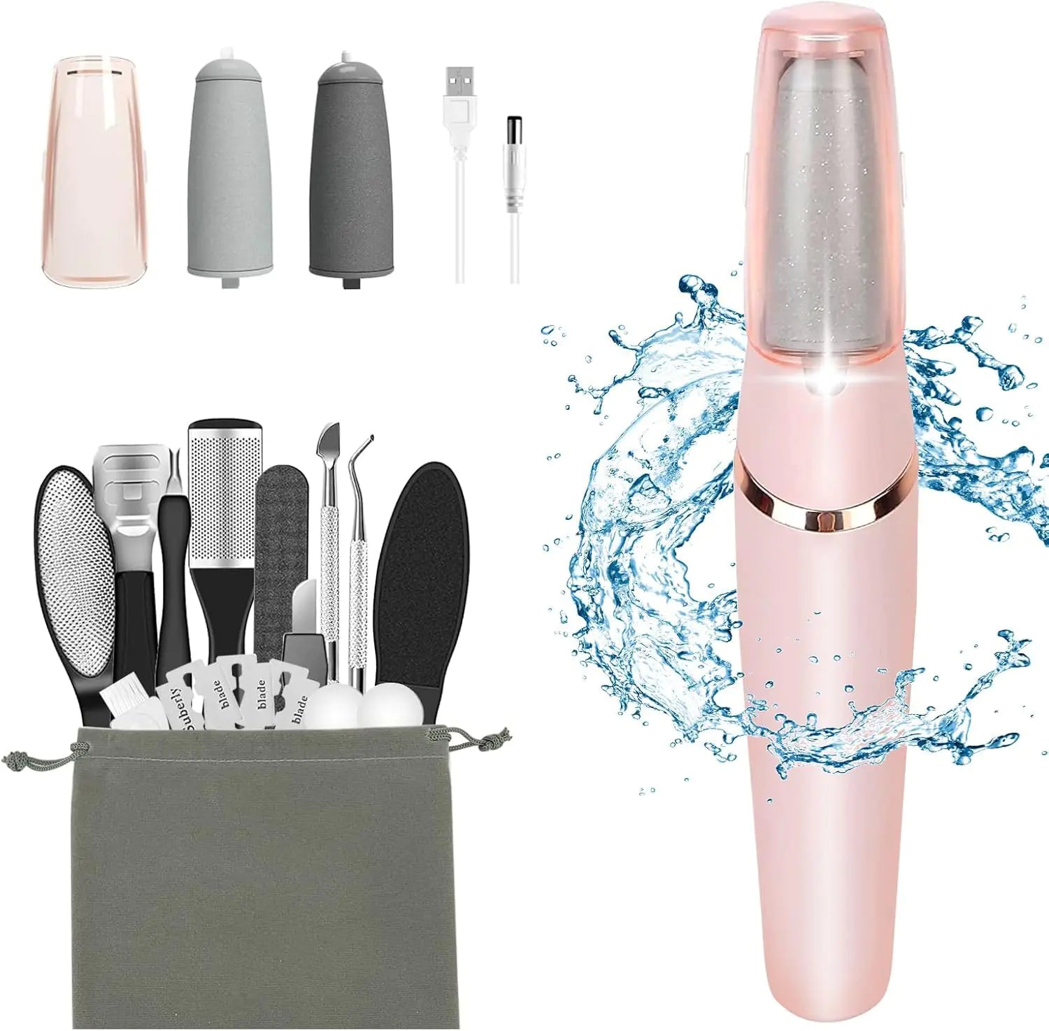 FeetElite Electric Pedicure Kit - Professional Care
