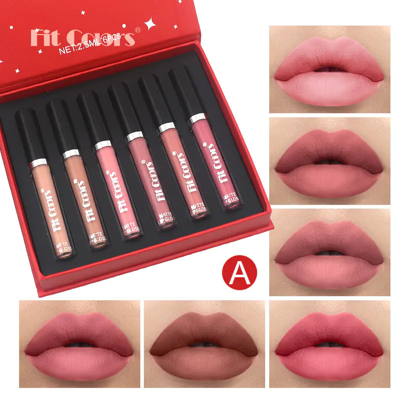 Matte Lip Perfection Set 6 Pcs - Complete Kit