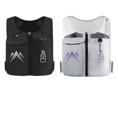 Reflective Sports Vest with Touchscreen Phone Pocket