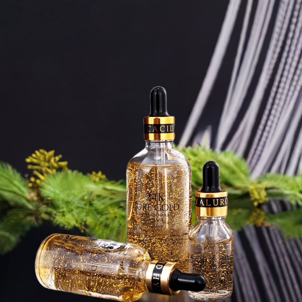 24K Gold Hyaluronic Serum Anti-Aging Face Hydration