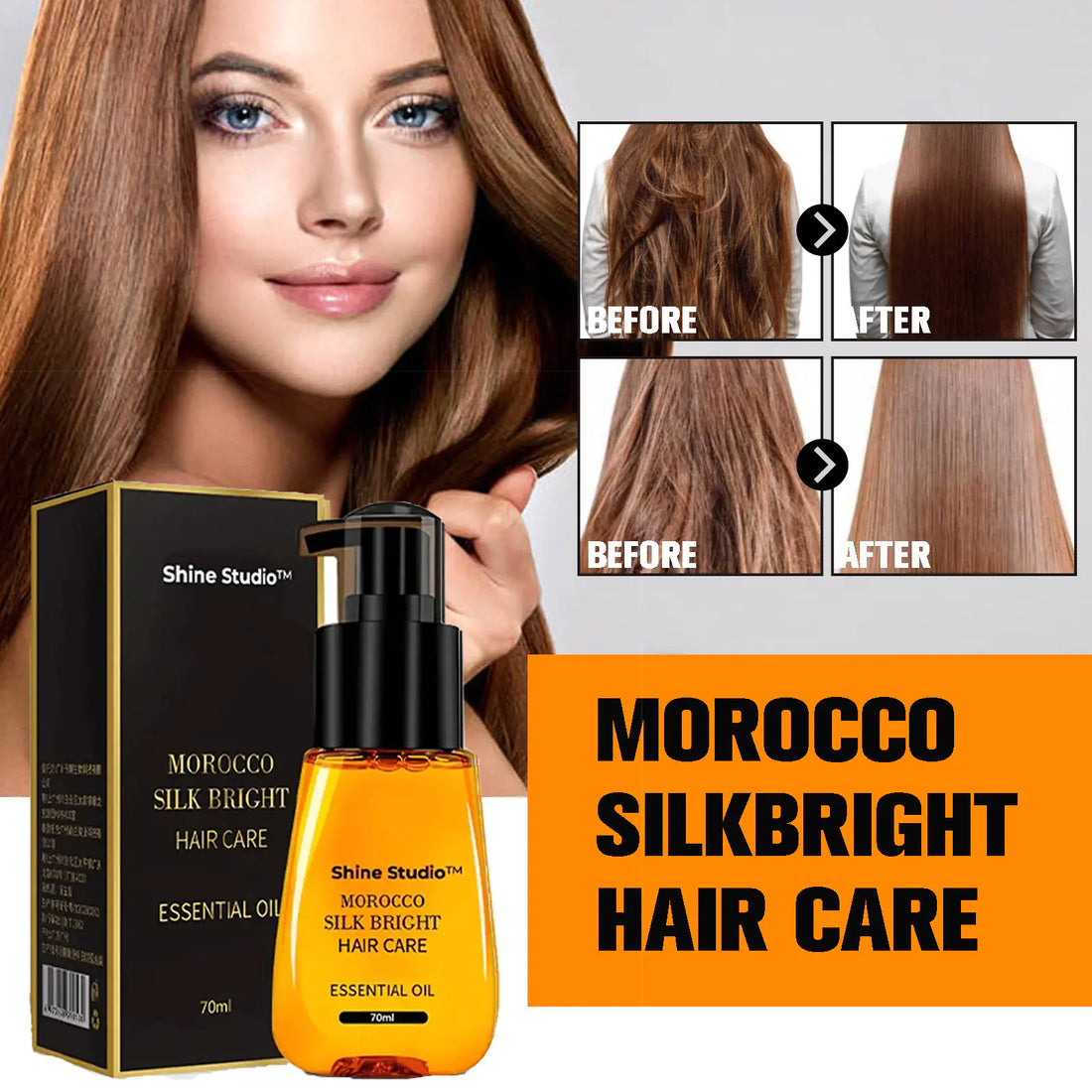 Anti-Frizz Hair Essence – Moisturizing &amp; Split-End Repair