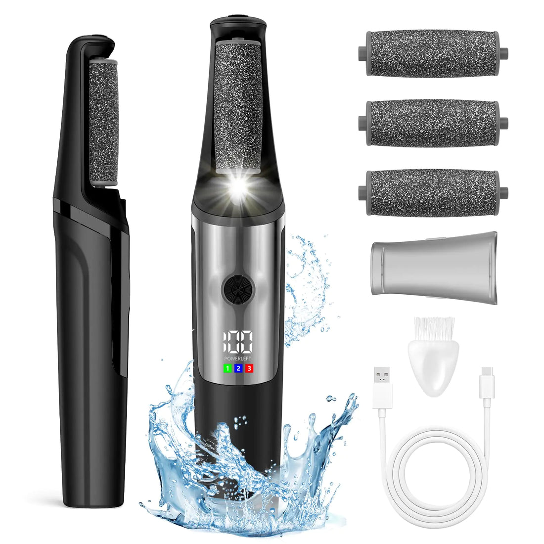 Rechargeable Foot Care Pro Kit - Complete Pedicure