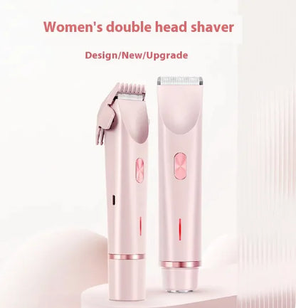 Hybrid Hair Trimmer &amp; Electric Razor - 2-in-1 Grooming
