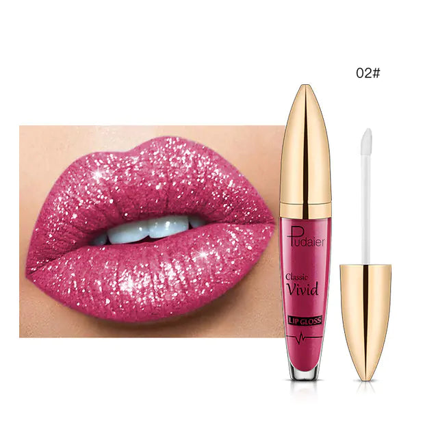 Matte Shimmer Glitter Liquid Lipstick - Sparkle Lips