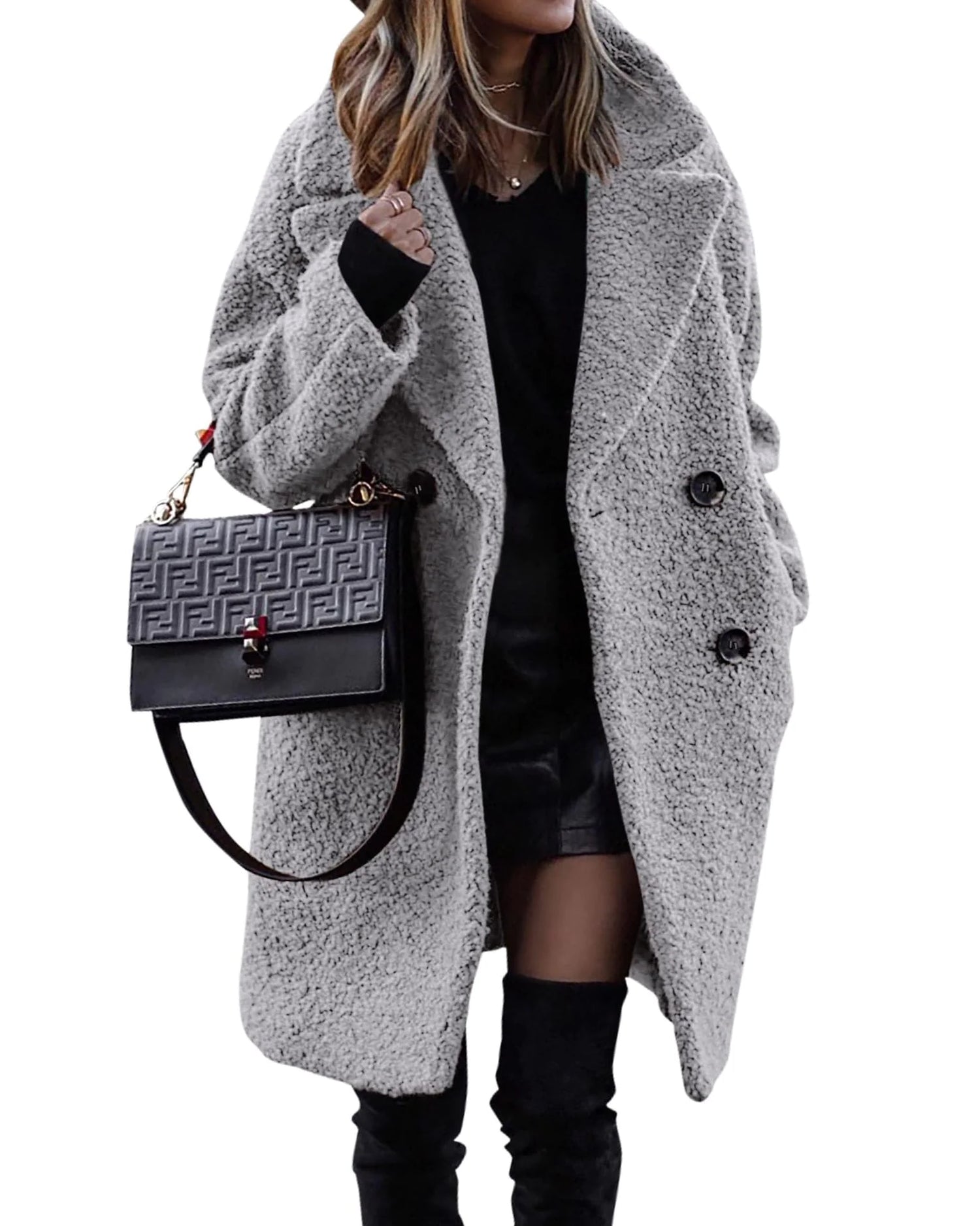 Velvet Elegance Winter Coat – Luxe Warm &amp; Chic Design
