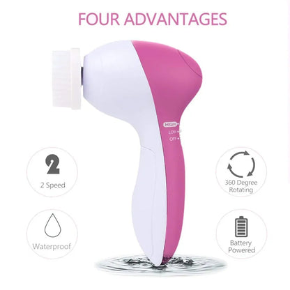 Silicone Face Cleansing Brush - Deep Clean &amp; Glow
