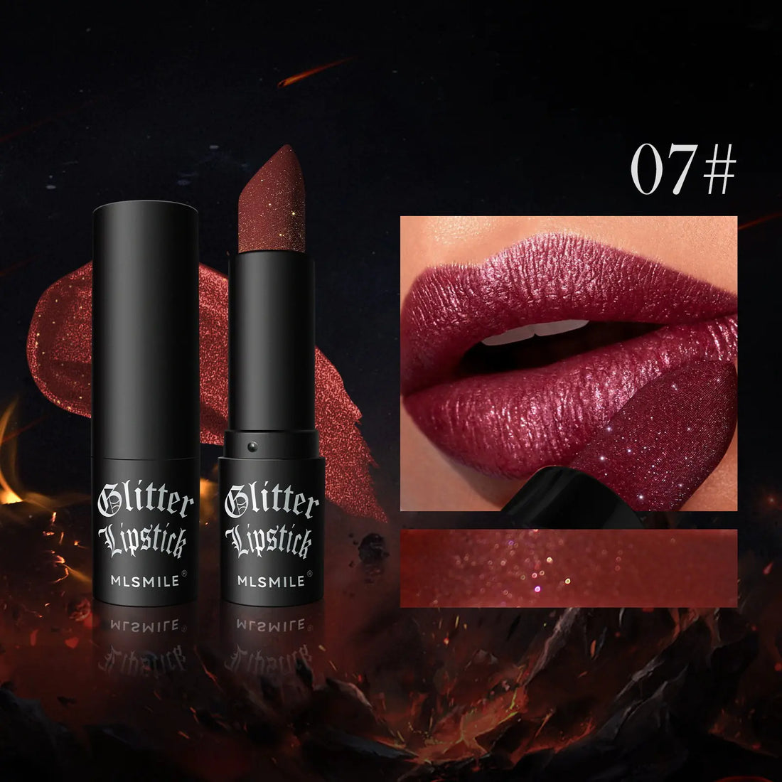 Glitter Lipstick – Metallic &amp; Hydrating