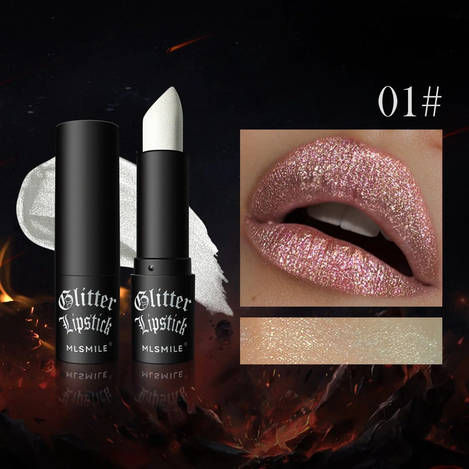 Glitter Lipstick – Metallic &amp; Hydrating
