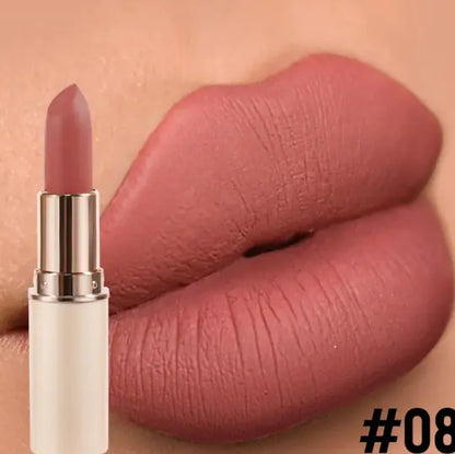 Matte Lipstick Half Cylinder - Long-Lasting Color