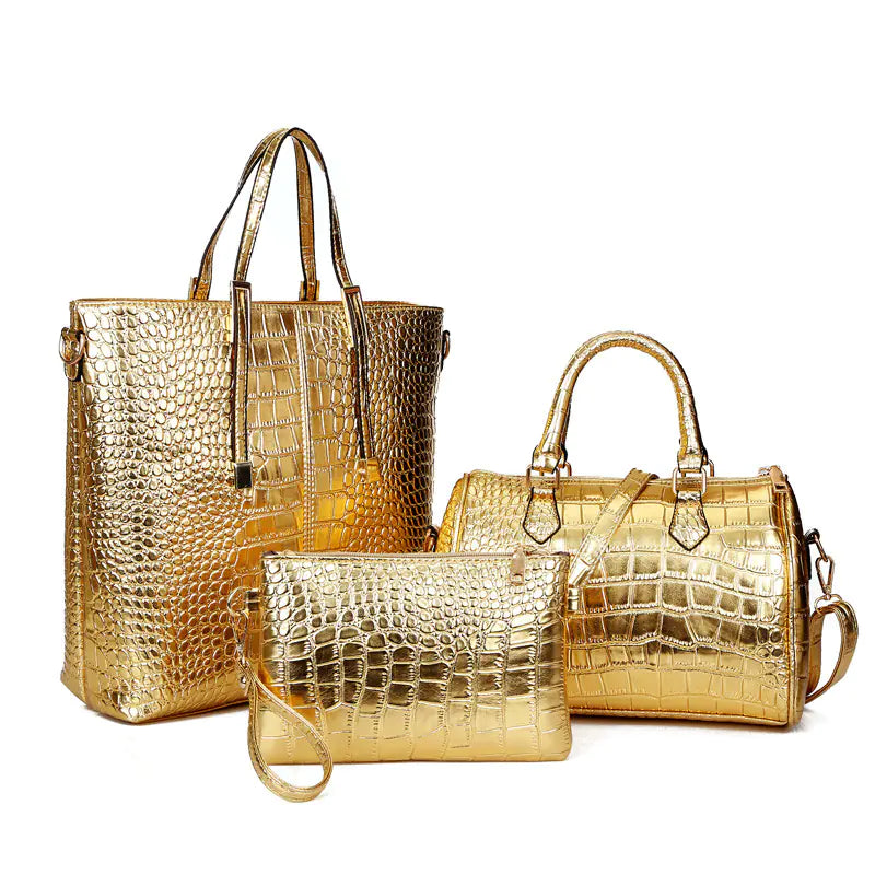 Triple Chic Set - 3-Piece Handbag Collection