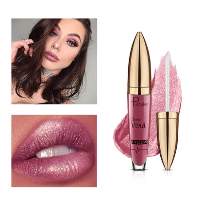 Matte Shimmer Glitter Liquid Lipstick - Sparkle Lips