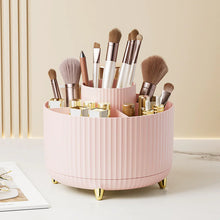 Load image into Gallery viewer, 360° Rotating Makeup Brush Organizer – Sleek &amp; Space-Saving