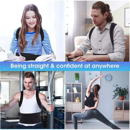 Adjustable Unisex Back Support Brace