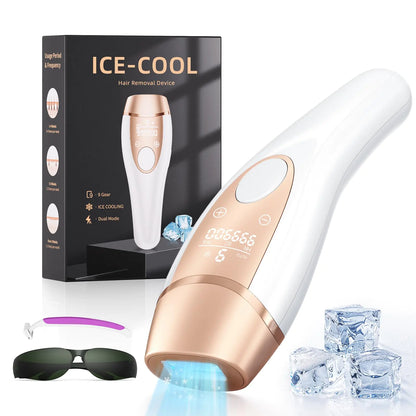 IPL Laser Hair Removal 3-in-1 - Home Device Cooling