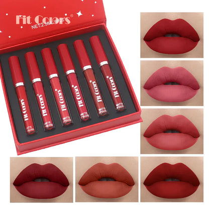 Matte Lip Perfection Set 6 Pcs - Complete Kit