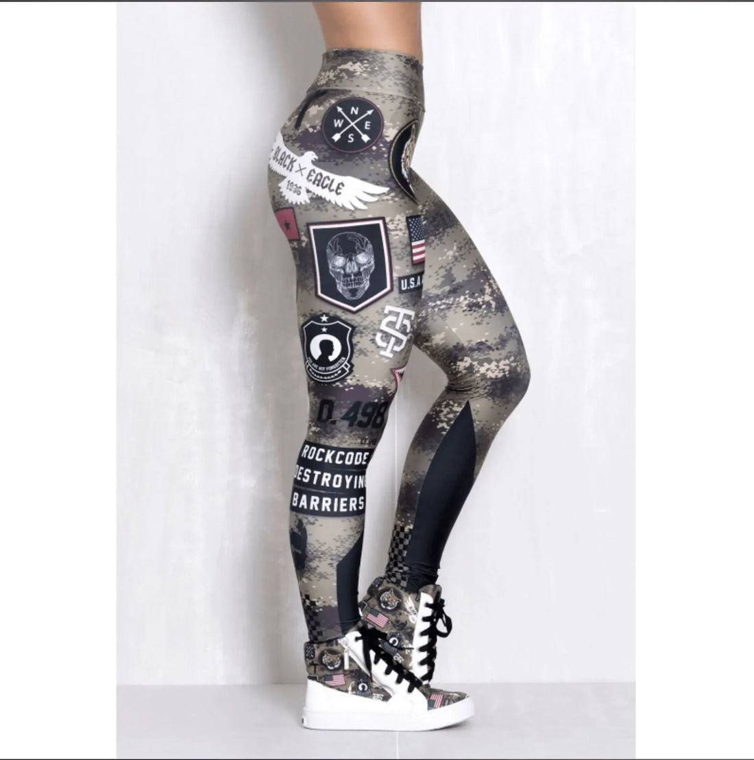 Military Chic Sculpting Leggings