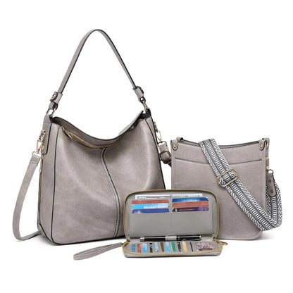 Elegant Everyday Trio - 3-Piece Handbag Set