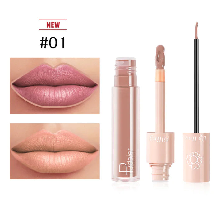 Dual Lipstick &amp; Gloss Set – Matte Finish Meets Shine